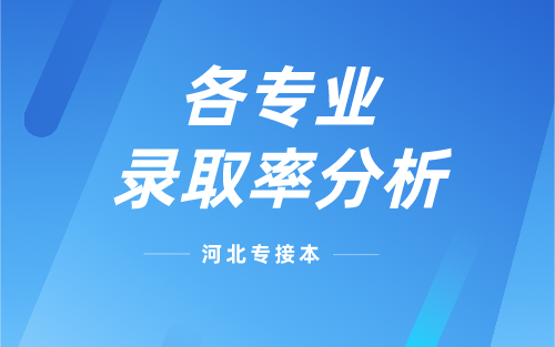 河北专接本艺术类各专业录取率分析