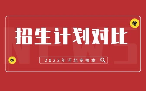 2021-2022年河北专接本汉语国际教育/汉语言文学专业招生计划对比